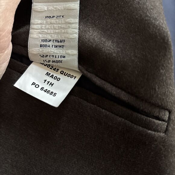 Faconnable Wool Blend Three-Button Blazer - Tall See Photos - See Measurements - Picture 9 of 14